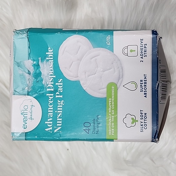 Evenflo Other - Evenflo Feeding Advanced Disposable Nursing Pads - White 40 Pack New In Box
